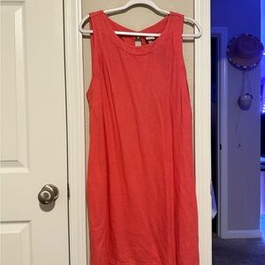 A New Day Vibrant Coral Dress